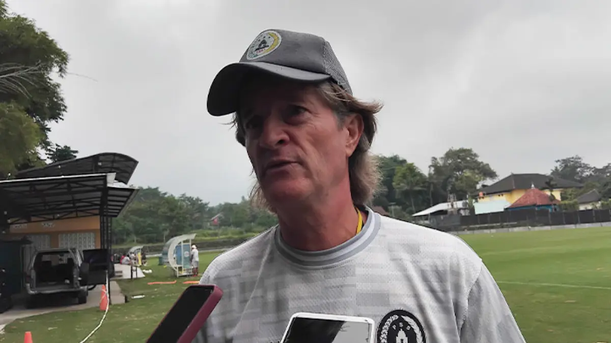 Direktur Teknis PSS Sleman Pieter Huistra. (Foto: Rizky Wahyu/Radar Jogja)