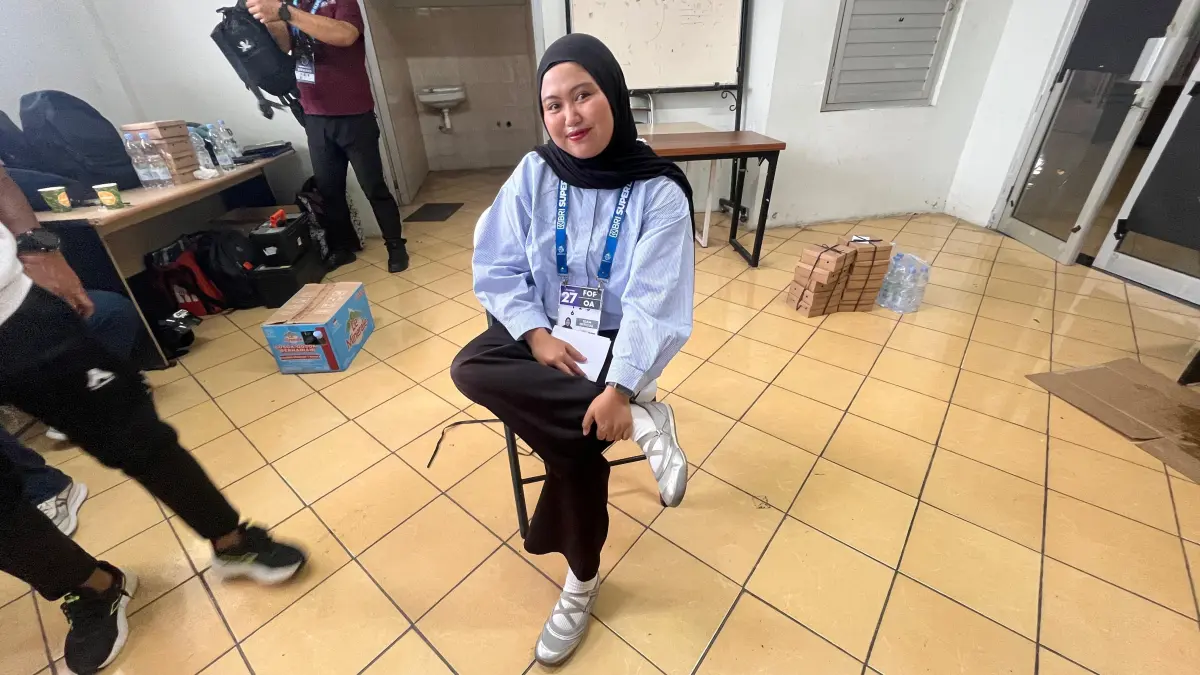 Irza Triamanda dengan ballet sneakers-nya. (Foto: dokumentasi pribadi)