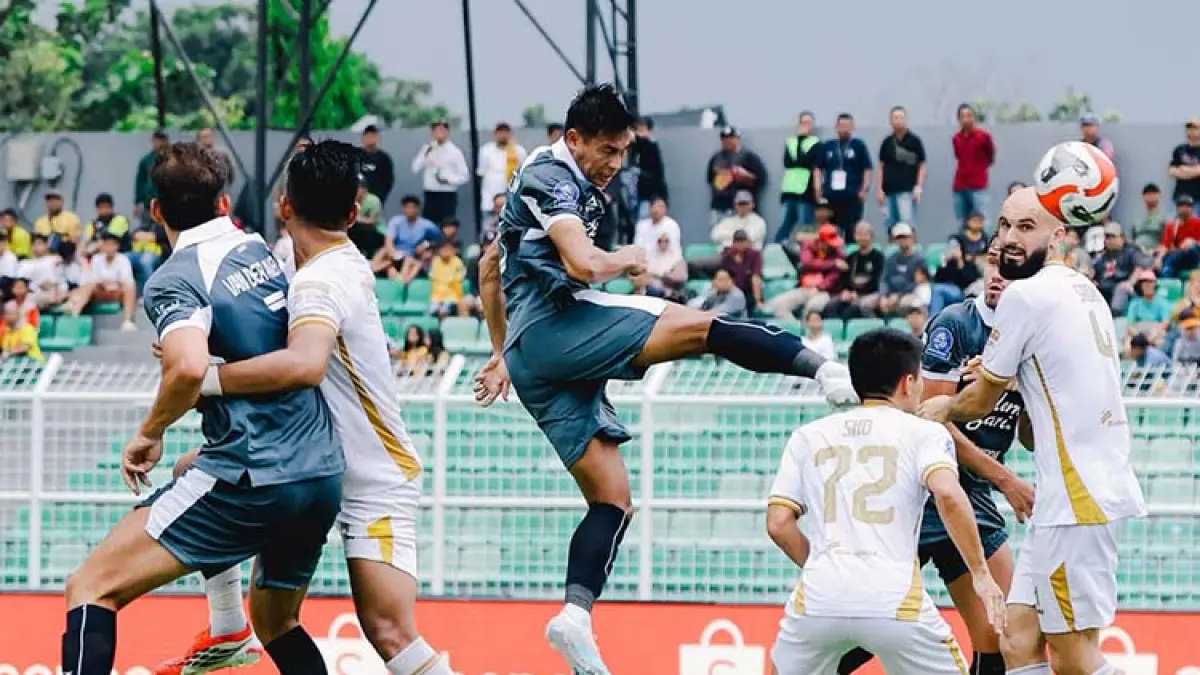 Pertandingan antara PSIM Jogja melawan Bhayangkara FC. (Dokumentasi PSIM Jogja)