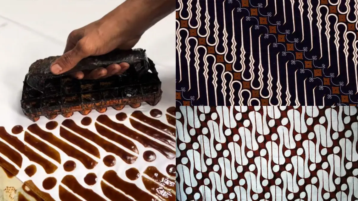 Batik Parang khas Yogyakarta. (TikTok Gunawan Batik Jogja/IST)
