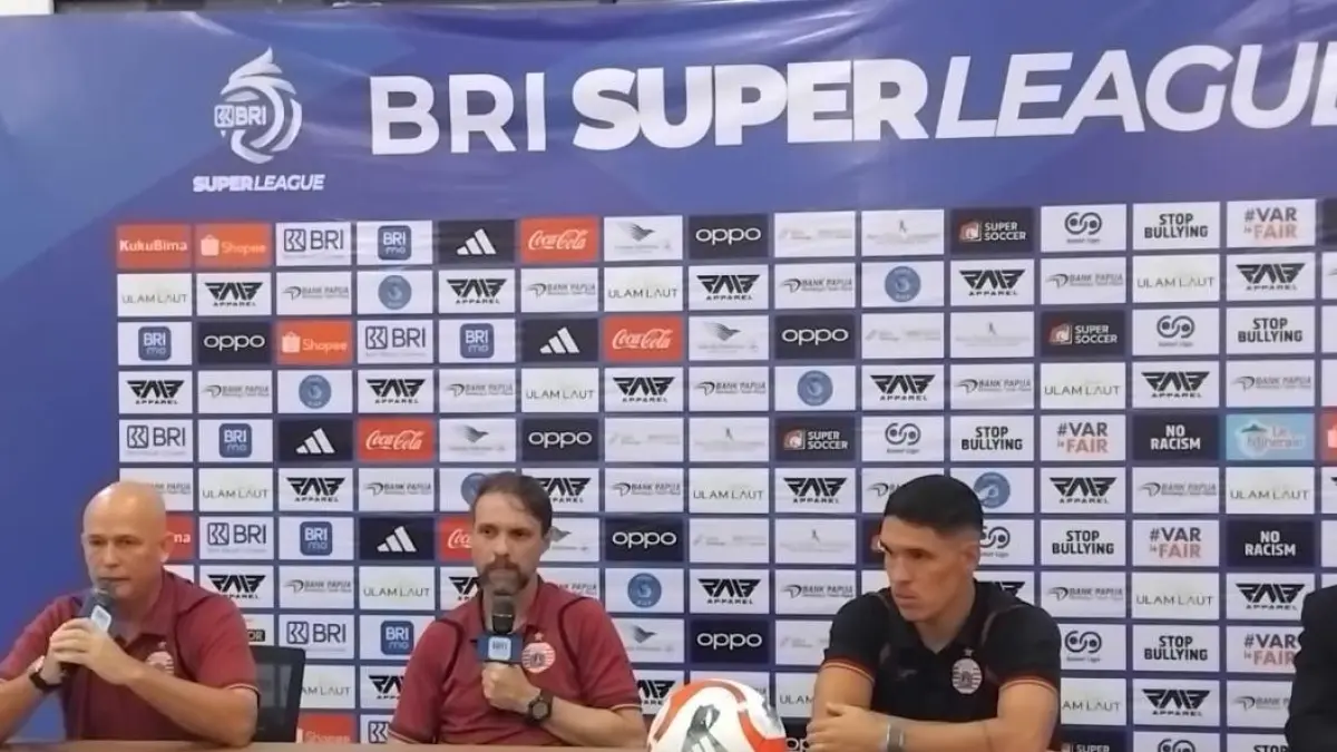 Pelatih Persija Jakarta Mauricio Souza. (Rizky Wahyu/Radar Jogja) 