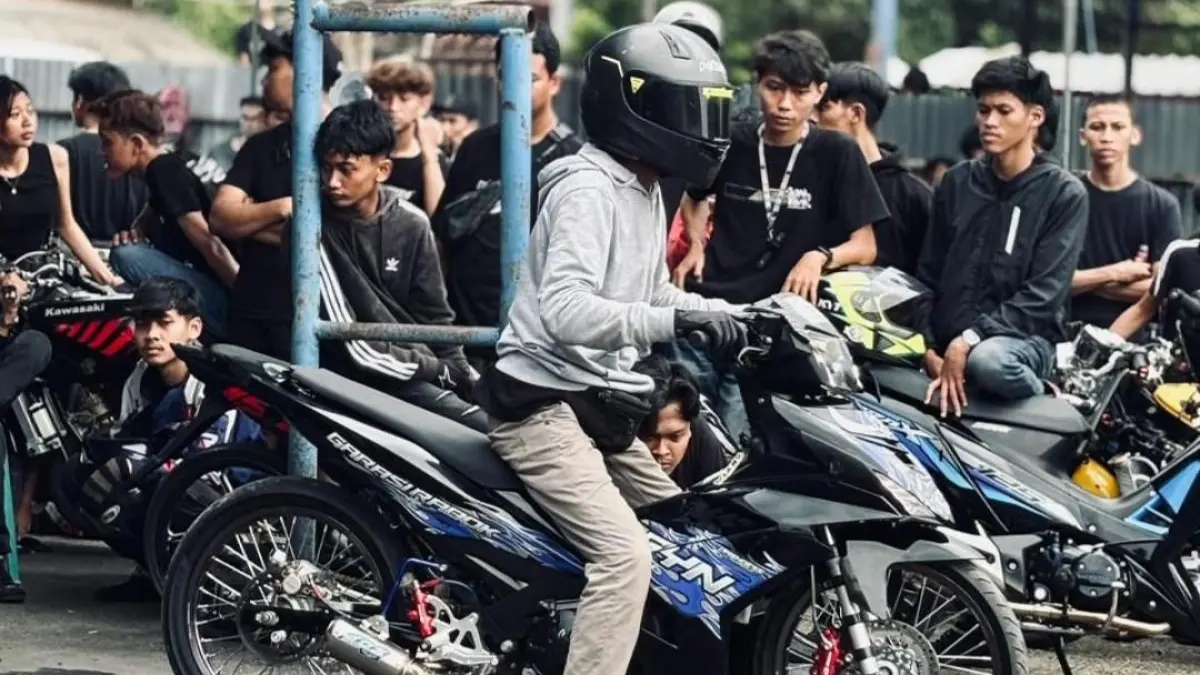 Motor balap drag race biasanya mengonsumsi Pertamax Turbo. (Dokumentasi GYN Tech) 