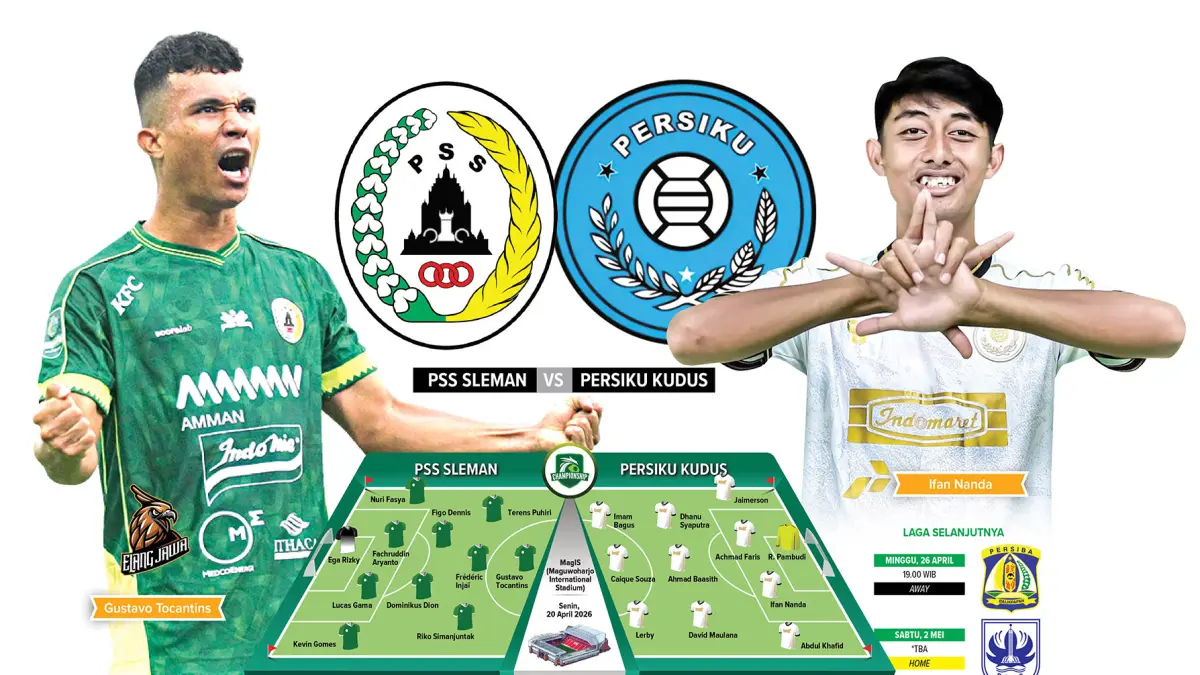 Prediksi line up PSS Sleman vs Persiku Kudus
grafis: HERPRI KARTUN/RADAR JOGJA