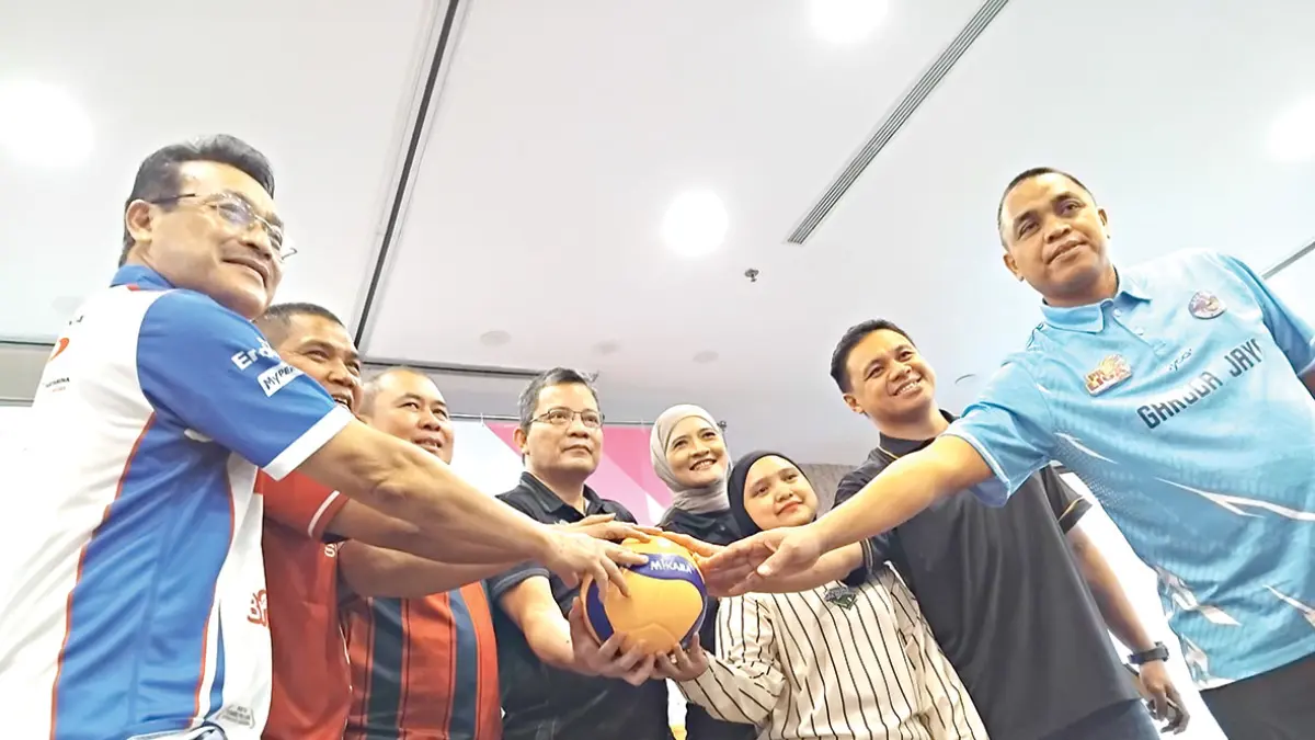 Para perwakilan tim saat berfoto bersama. (Rizky Wahyu/Radar Jogja)