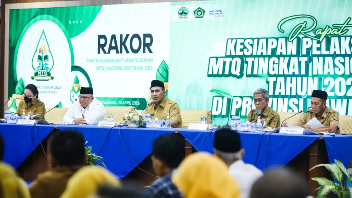 Pemprov Jateng dalam Persiapan gelaran Musabaqah Tilawatil Quran (MTQ) Nasional XXXI tahun 2026