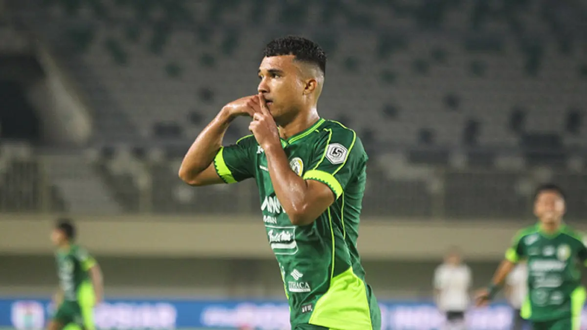 Striker andalan PSS Sleman Gustavo Tocantins. (Guntur Aga/Radar Jogja)