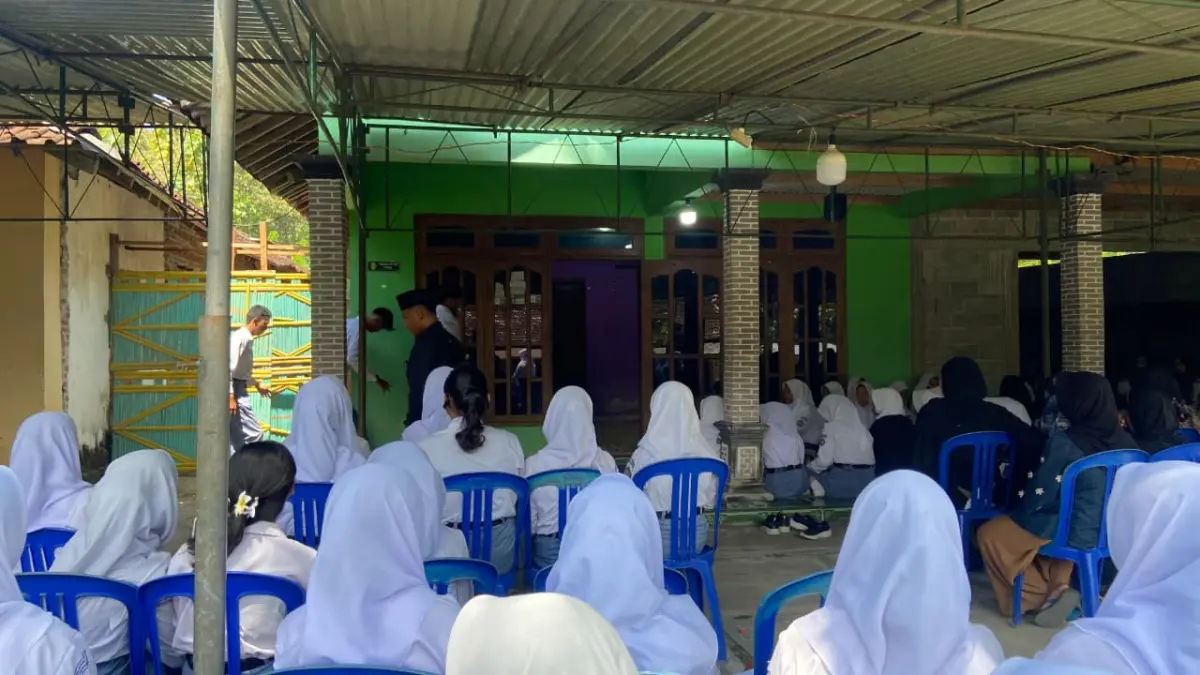 Suasana rumah duka korban pengeroyokan di Payungan, Ciren, Triharjo, Pandak Senin (20/4)&nbsp;- Cintia Yuliani/Radar Jogja