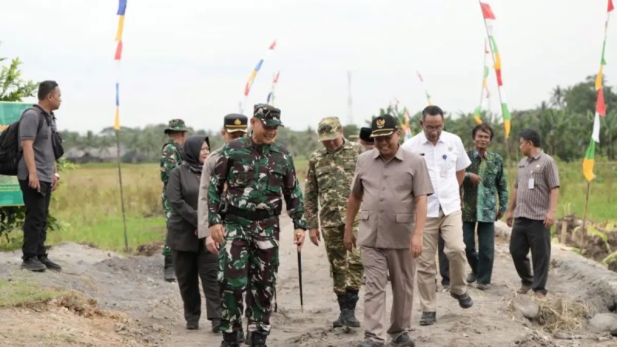Pembukaan TMMD Tahap II Sleman Rabu (22/4). (Dokumentasi Prokompim Sleman)