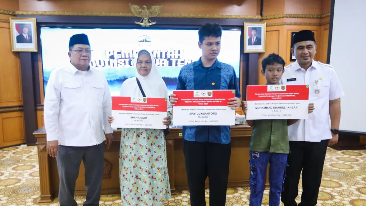 Taj Yasin Maemoen saat menerima Kunjungan Kerja Reses Komisi VIII DPR RI di Gedung A Kantor Gubernur Jateng, pada Rabu, 22 April 2026.&nbsp;