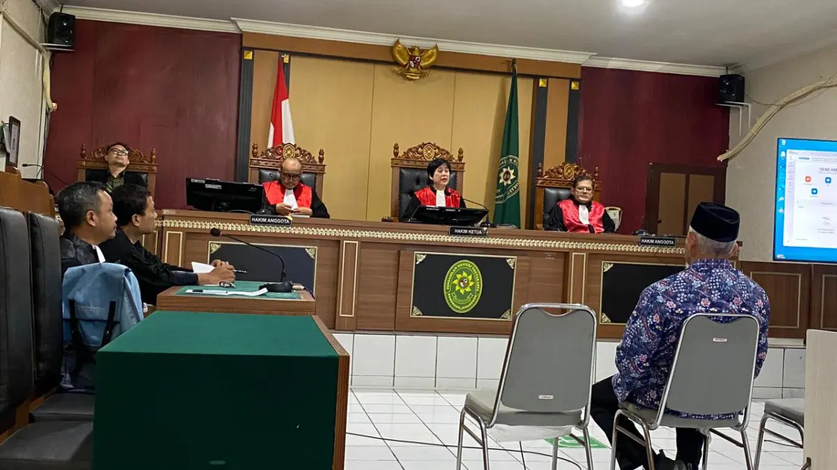  Sidang putusan kasus korupsi dana hibah pariwisata Sleman 2020 dengan terdakwa Sri Purnomo (SP) ditunda pekan depan. (Agung Dwi Prakoso/Radar Jogja)