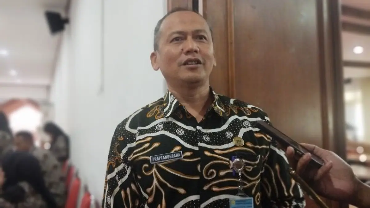 Kepala DKUKMPP Bantul Prapta Nugraha. (Cintia&nbsp;Yuliani/Radar Jogja)