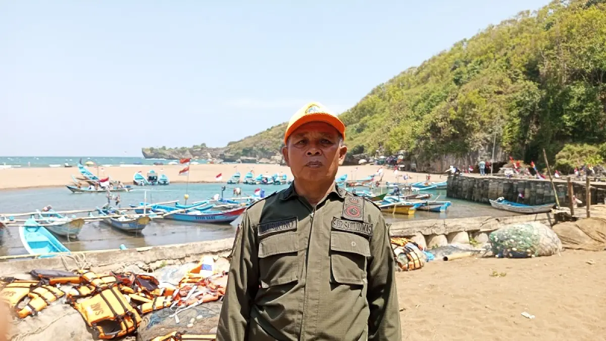 Koordinator Satlinmas Rescue Istimewa Wilayah II Baron Marjono. Yusuf Bastiar Radar Jogja