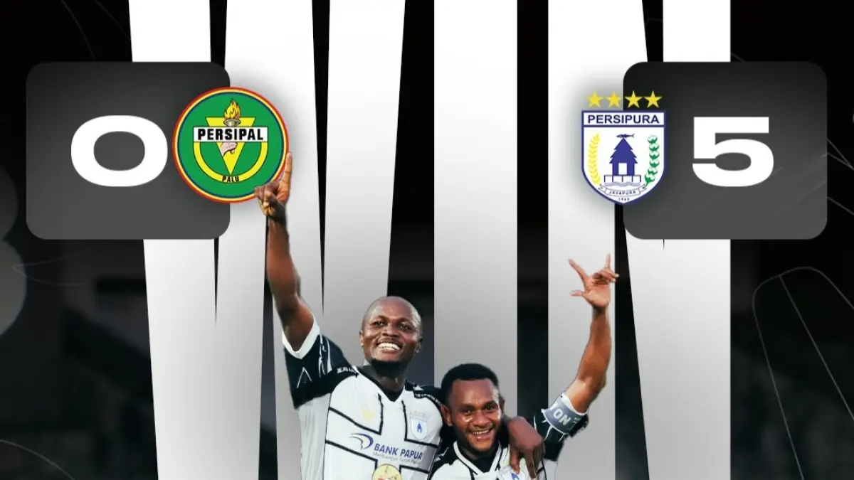 Persipura Jayapura taklukkan Persipal Palu dalam pertandingan lanjutan Pegadaian Championship. (instagram Persipura)