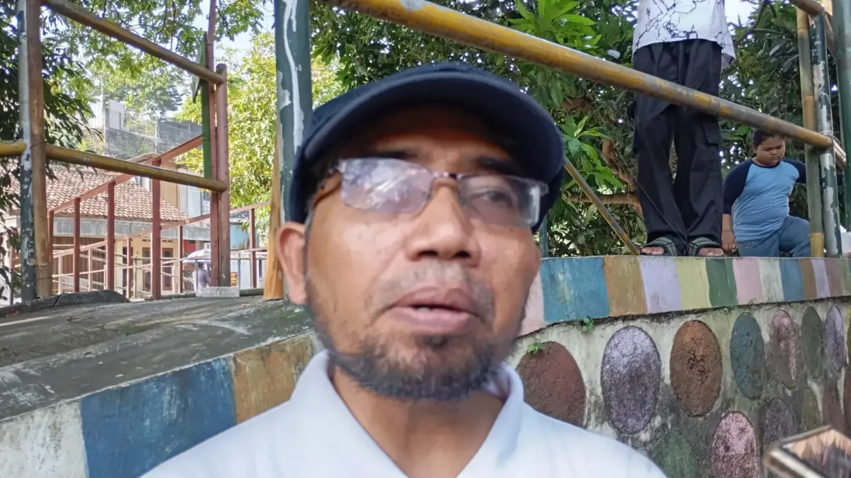 Wakil Ketua II DPRD Kota Jogja Triyono Hari Kuncoro saat ditemui di Kelurahan Pandeyan, Umbulharjo, Minggu (26/4/2026). (iwan nurwanto/Radar Jogja)&nbsp;