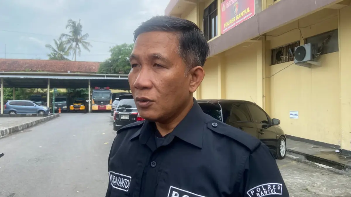 Kasi Humas Polres Bantul Iptu Rita Hidayanto. (Cintia Yuliani/Radar Jogja)