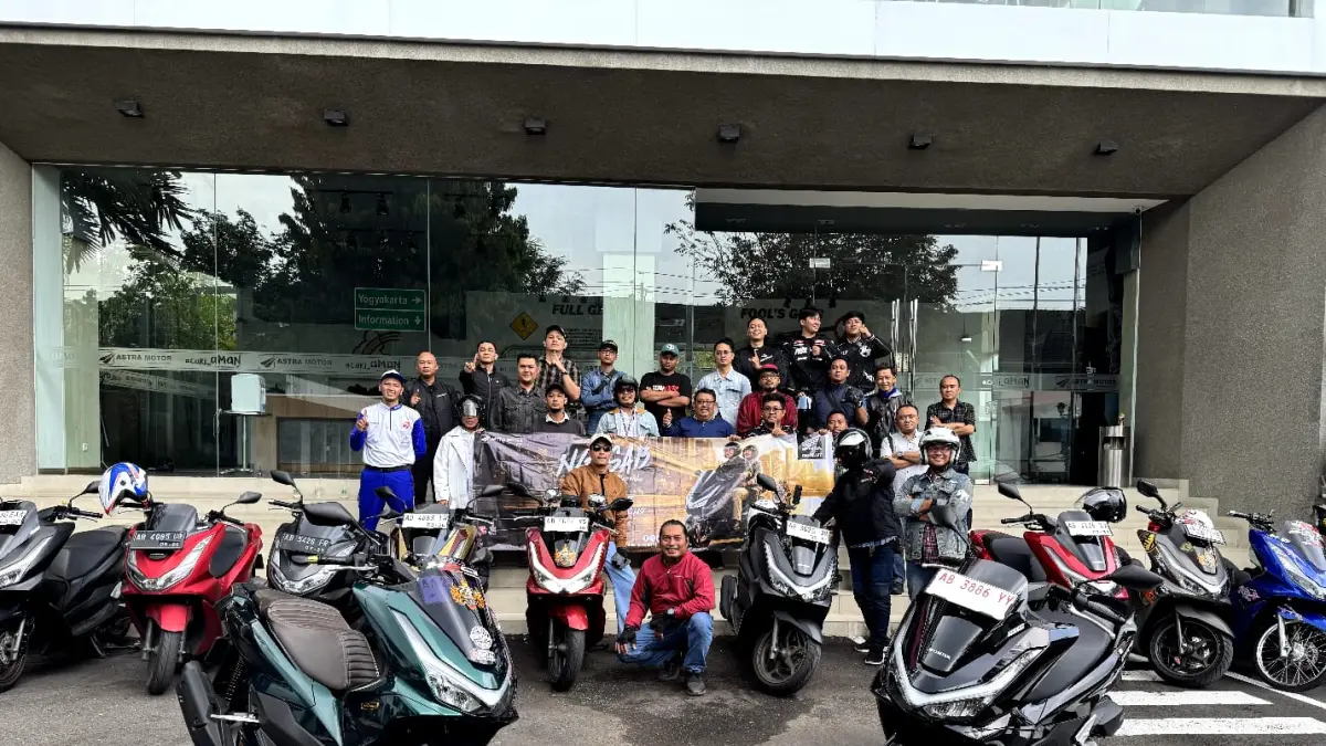 Keseruan Komunitas Honda PCX160, Astra Motor Yogyakarta Ajak Healing Ala “Bapack”