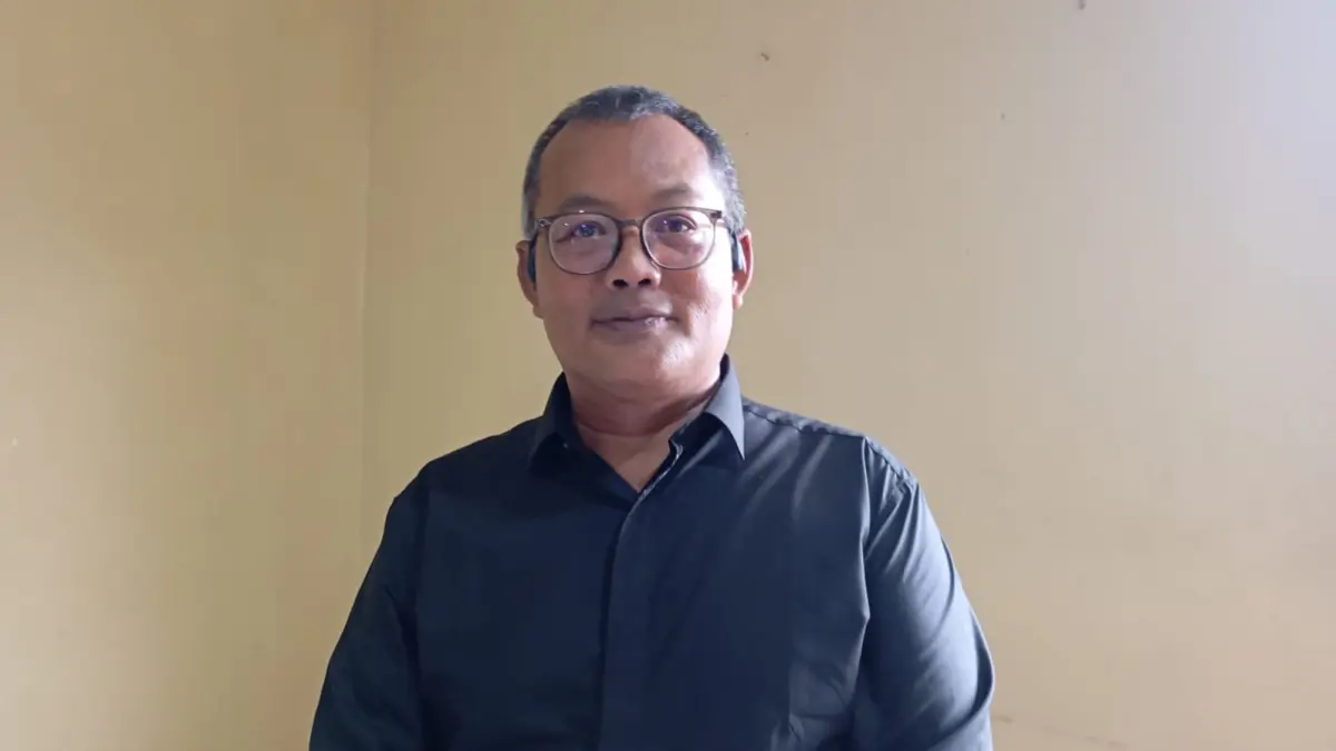 Ketua DPRD Kota Jogja Wisnu Sabdono Putro saat ditemui, Senin (27/4/2026). (iwan nurwanto/Radar Jogja)