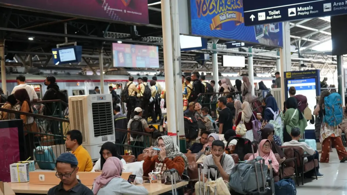 Suasana KAI Daop 6 Jogja. Dokumen KAI Daop 6 Jogja. (Suasana KAI Daop 6 Jogja. Dokumen KAI Daop 6 Jogja)