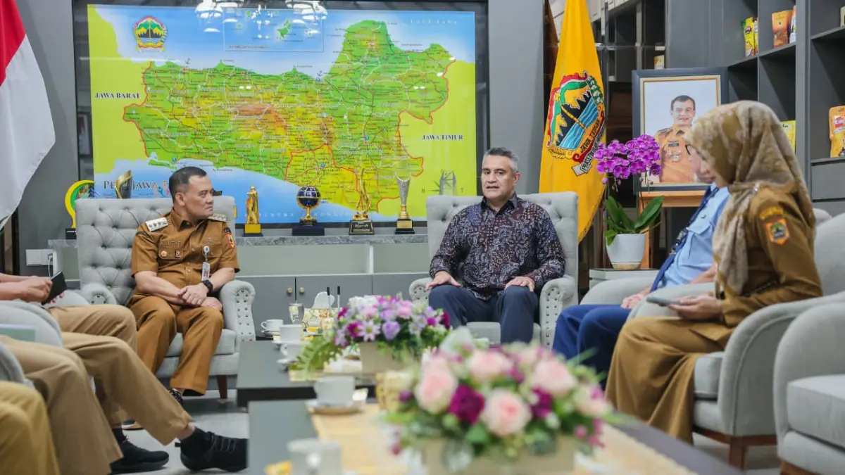  Duta Besar Selandia Baru untuk Indonesia, Philip Nathan saat beraudiensi bersama Gubernur Jawa Tengah Ahmad Luthfi