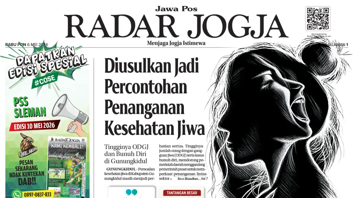 Radar Jogja, edisi Rabu 6 Mei 2026