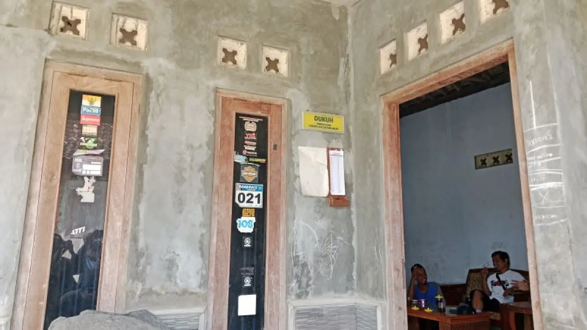 JADI PENENGAH: Rumah Dukuh Ngemplak, Caturharjo, Sleman yang jadi tempat konsultasi kasus pencabulan anak. (Delima&nbsp;Purnamasari/Radar Jogja)