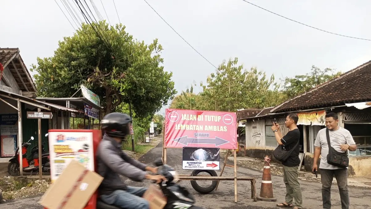 AKSES DITUTUP: Rehabilitasi Jembatan Jonge sudah mencapai 47 persen, ditargetkan rampung Juni. Yusuf Bastiar/Radar Jogja


&nbsp;