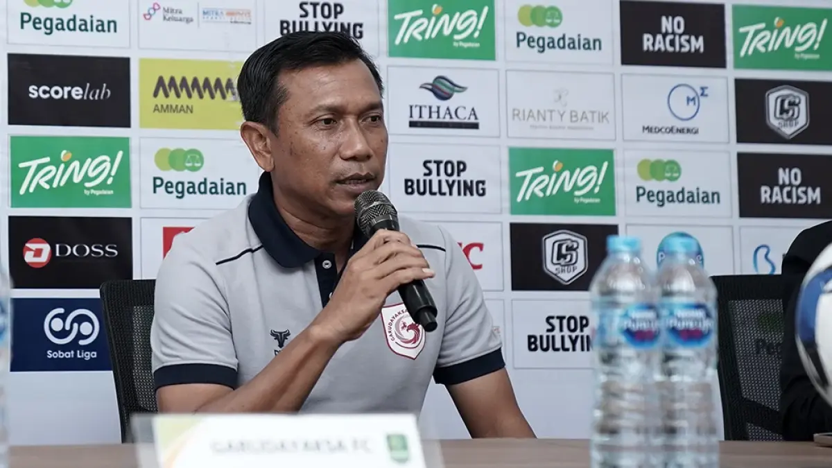 Pelatih Garudayaksa FC, Widodo Cahyono Putro.