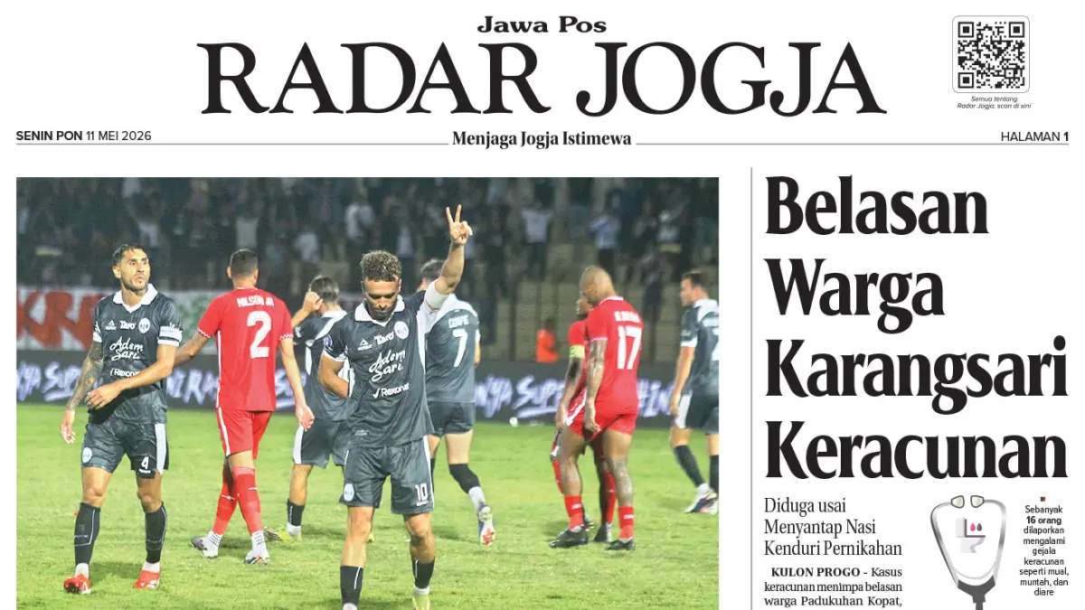 JAWA POS - RADAR JOGJA, EDISI SENIN, 11 MEI 2026