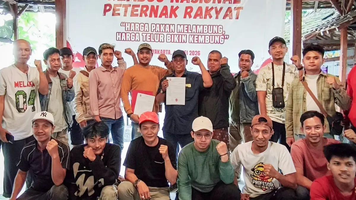 Persatuan Peternak Bebek Nasional (PPBN) dalam forum Rembug Nasional Peternak Rakyat bertema “Harga Pakan Melambung, Harga Telur Bikin Kembung” di Sleman Minggu (10/5).