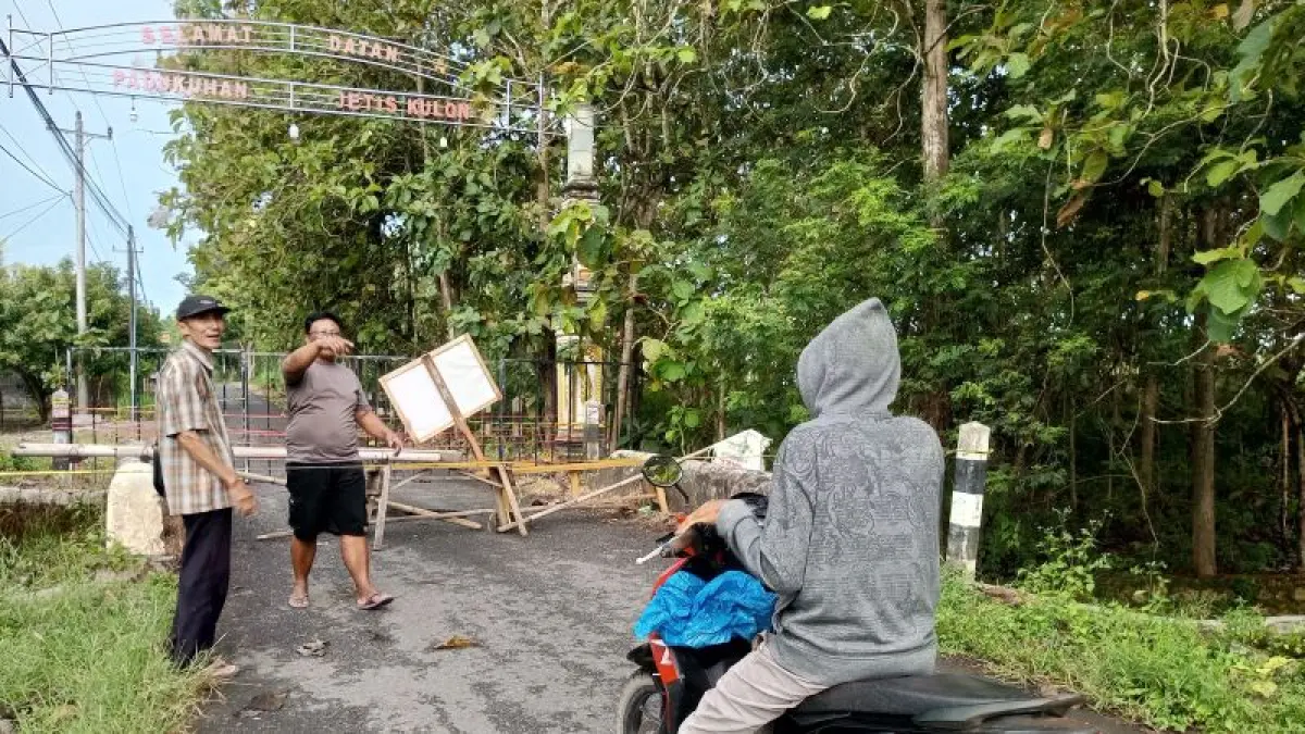 INI LHO: Jembatan Jonge menjadi salah satu dari 38 jembatan yang rusak di Kabupaten Gunungkidul. (Yusuf Bastiar/Radar Jogja)