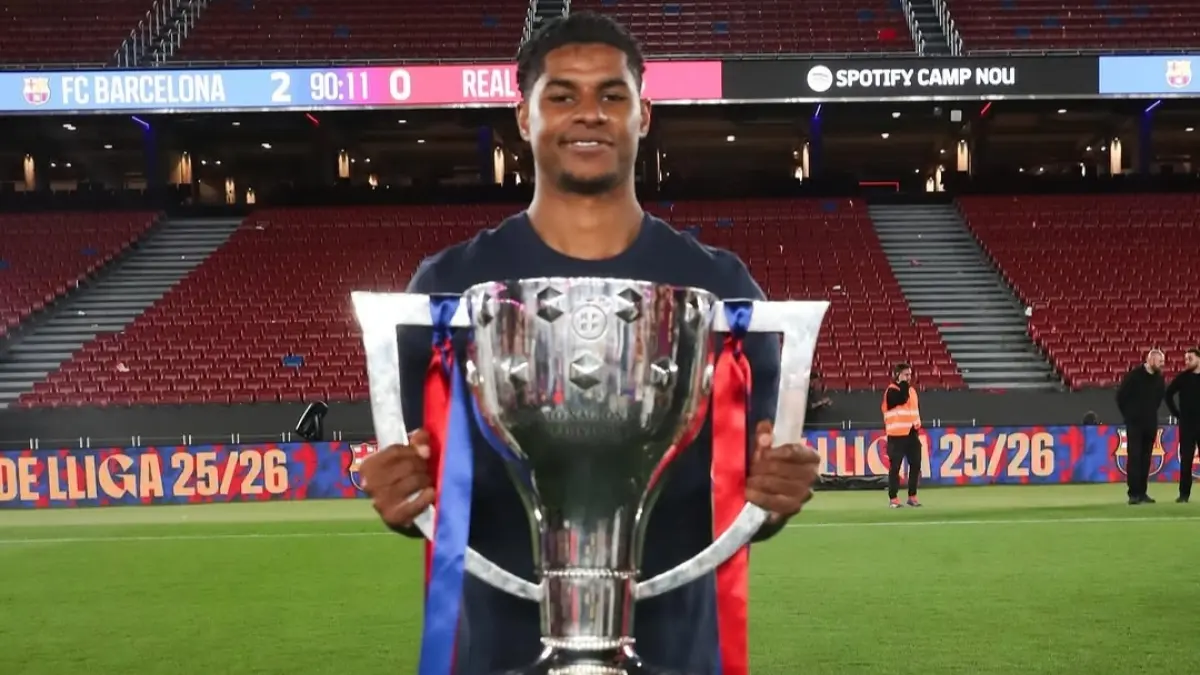 Marcus Rashford ungkap keinginannya untuk bertahan di Barcelona setelah membawa tim raih gelar juara La Liga.