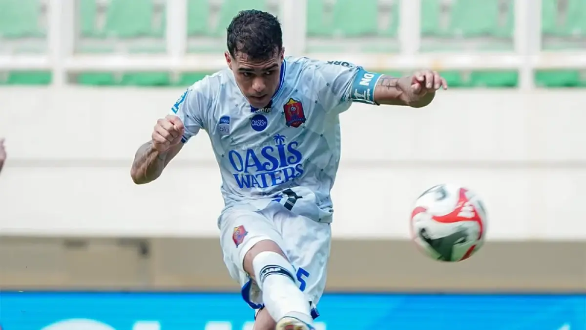 Pemain asing Persijap Jepara, Carlos Franca mengaku bersyukur timnya terhindar dari ancaman degradasi. (Ileague)