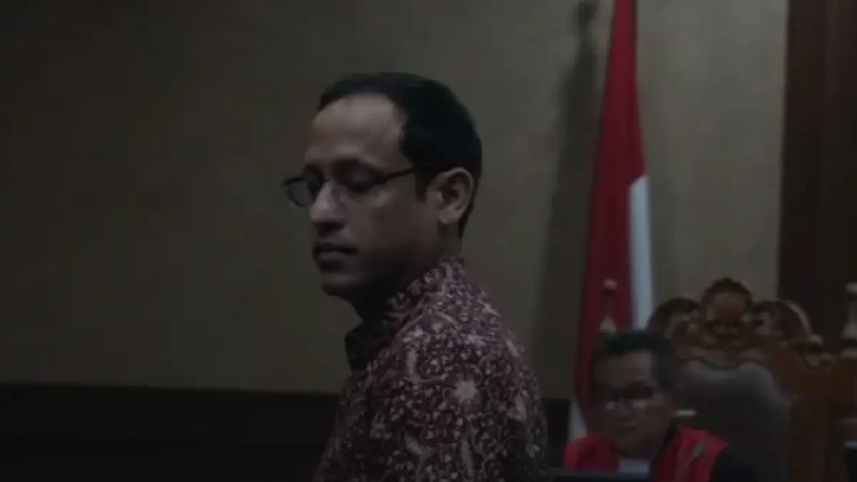Eks Mendikbudristek Nadiem Anwar Makarim. (story.kejaksaan.go.id)