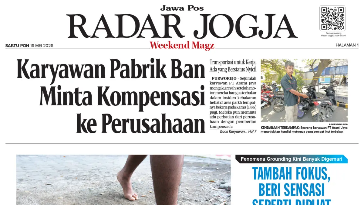 JAWA POS - RADAR JOGJA, EDISI SABTU, 16 MEI 2026