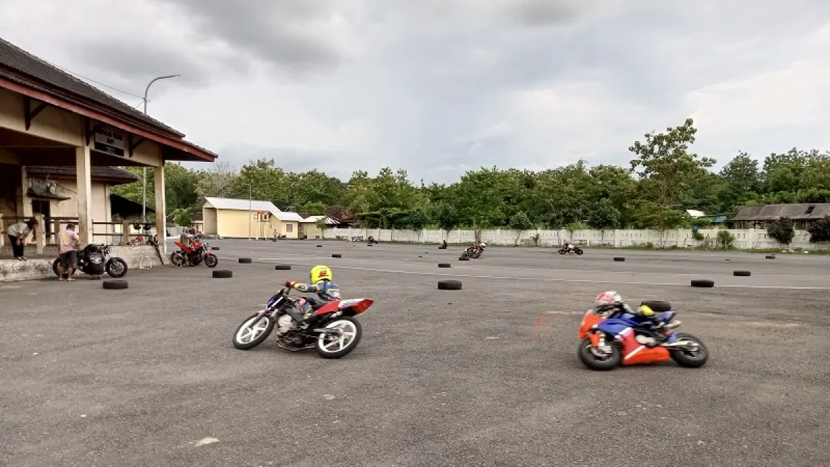 Sirkuit balap motor di Wonosari. Yusuf Bastiar/Radar Jogja