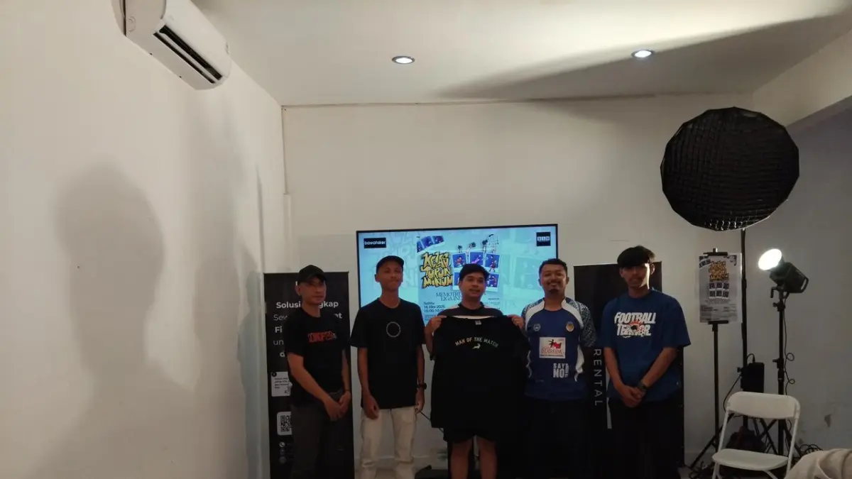 Para pemateri saat memberikan pandangannya terkait fotografer sepak bola - Rizky Wahyu/Radar Jogja&nbsp; &nbsp;