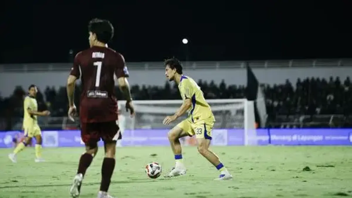 Penampilan pemain Persib Bandung, Thom Haye dalam kemenangan atas PSM Makassar. (PERSIB)