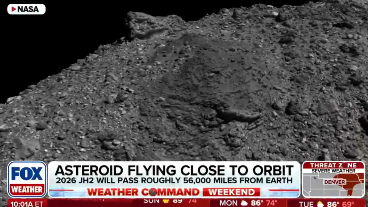 Sebuah asteroid baru ditemukan bernama 2026 JH2 akan melintas sangat dekat dengan Bumi pada Senin, 18 Mei 2026.