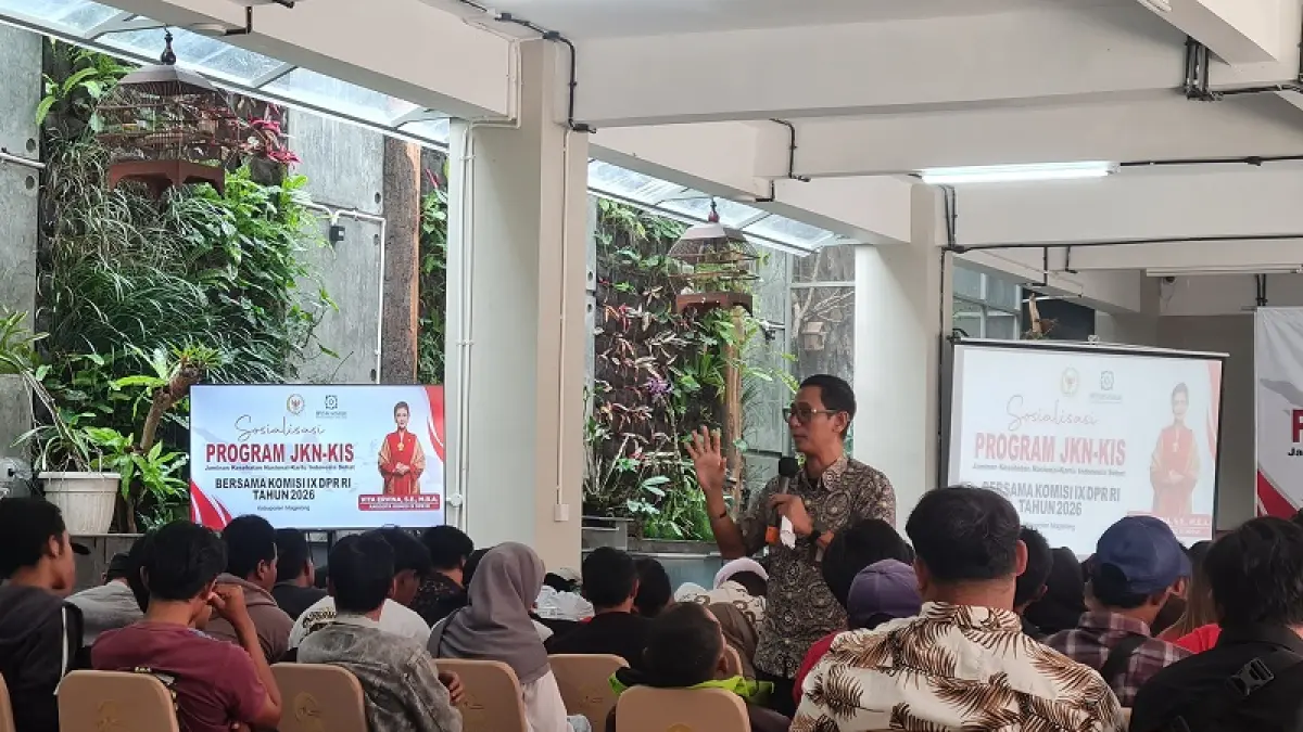 PAPARAN: BPJS Kesehatan Cabang Magelang saat memberikan sosialisasi ihwal program JKN-KIS, Rabu (20/5/2026). NAILA&nbsp;NIHAYAH/RADAR JOGJA