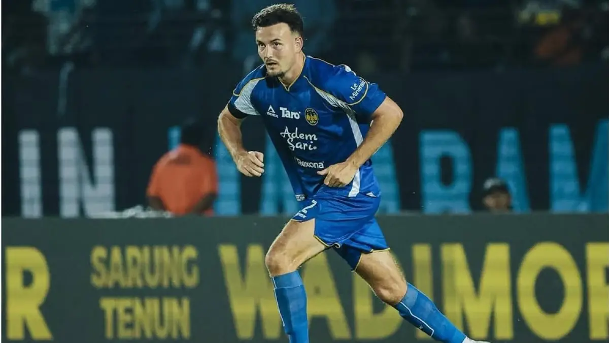 Bek asing PSIM Jogja Jop van der Avert. (Dokumentasi PSIM Jogja)