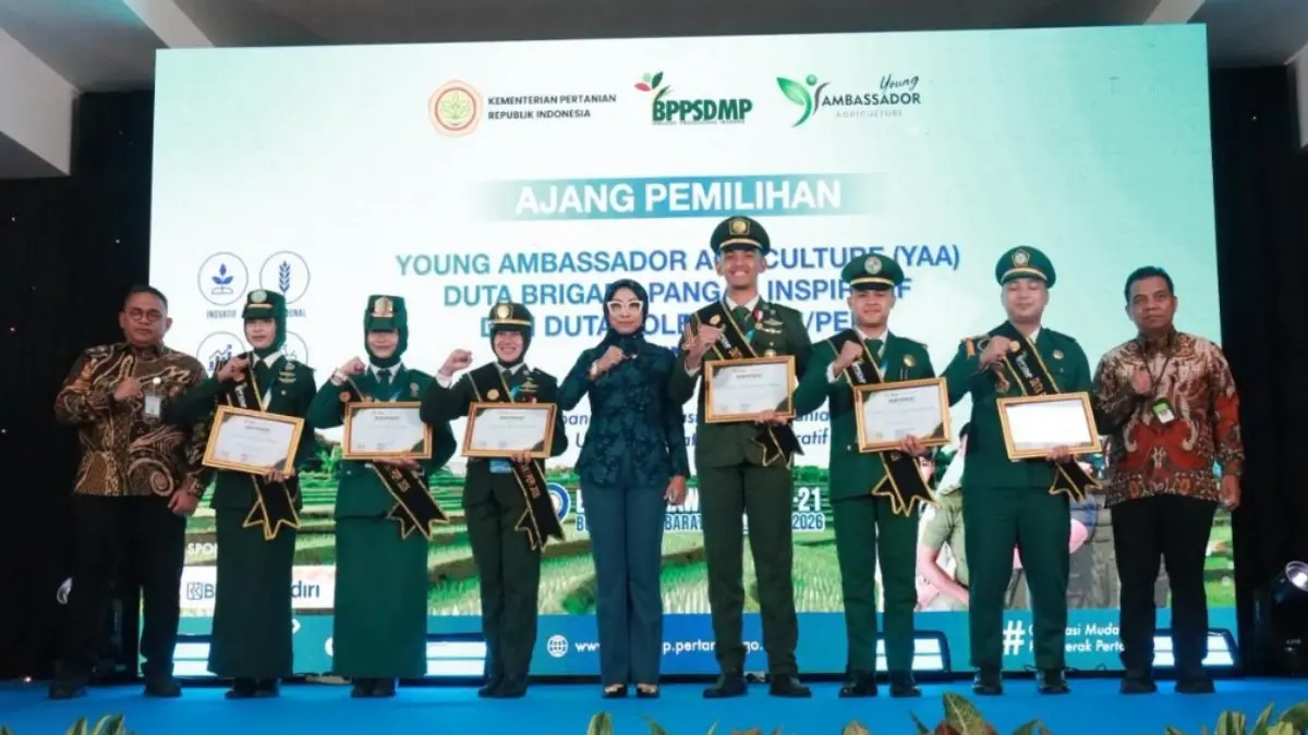 PARA JUARA: Pemilihan Young Ambassador Agriculture (YAA), Duta Polbangtan/PEPI, dan Brigade Pangan Inspiratif 2026 di Ciawi pada 19–21 Mei 2026. (ISTIMEWA)