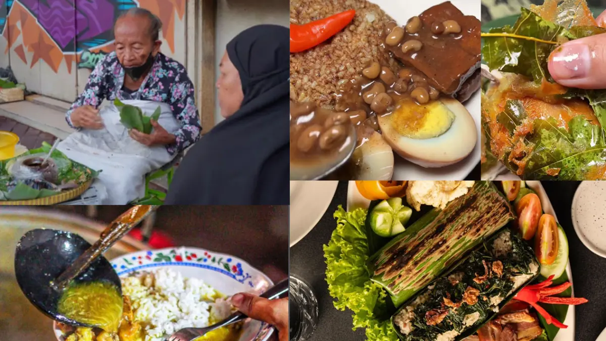 Beragam kuliner menarik mulai dari harga terjangkau hingga kelas esklusif di sekitar Stasiun Tugu Jogja. (Kolase Berbagai Sumber)