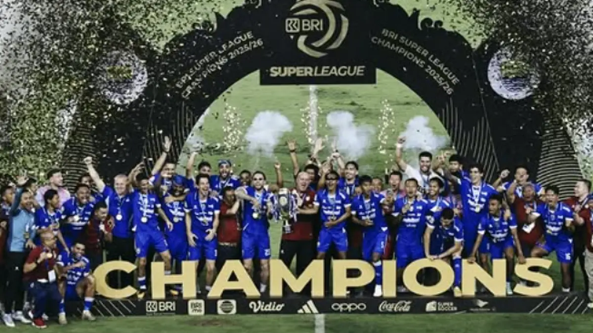 Persib Bandung menjadi juara BRI Super League 2025/26. (instagram)