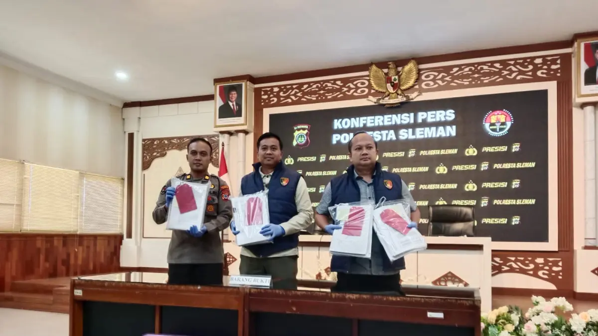Ungkap kasus korupsi BUKP Tempel oleh Polresta Sleman pada Selasa (26/5) - Delima Purnamasari/Radar Jogja&nbsp;