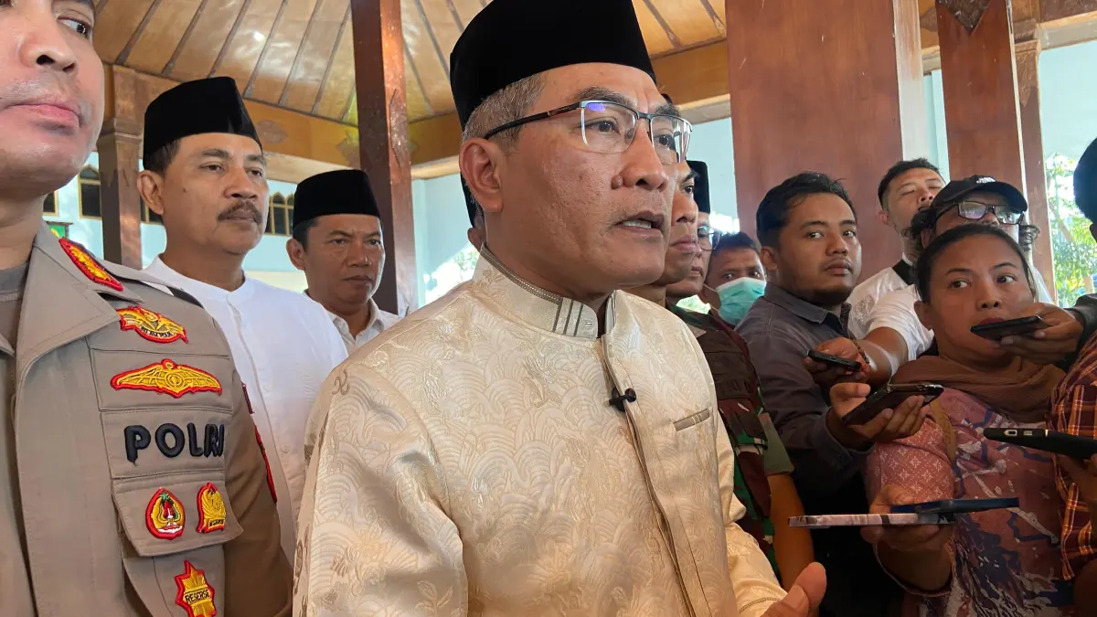 Bupati Bantul Abdul Halim Muslih. (Cintia Yuliani/Radar Jogja)&nbsp;