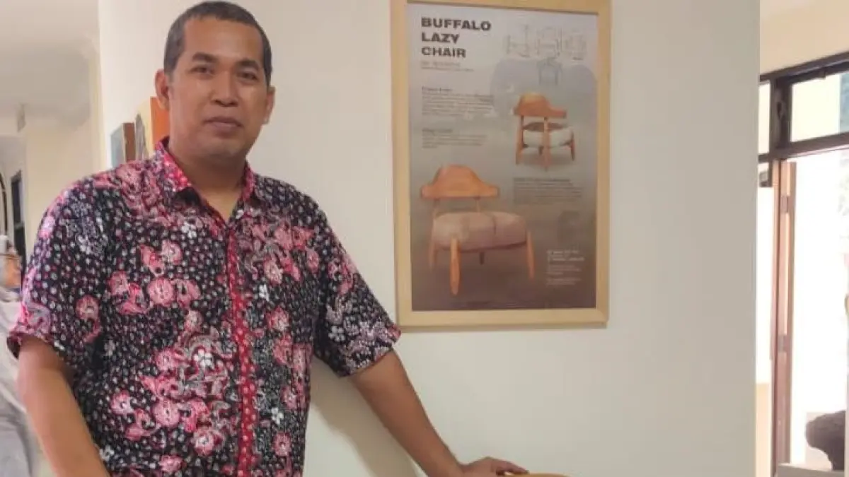Kursi Bufallo Lazy Chair karya seniman Nor Jayadi&nbsp;- Dokumentasi Pribadi