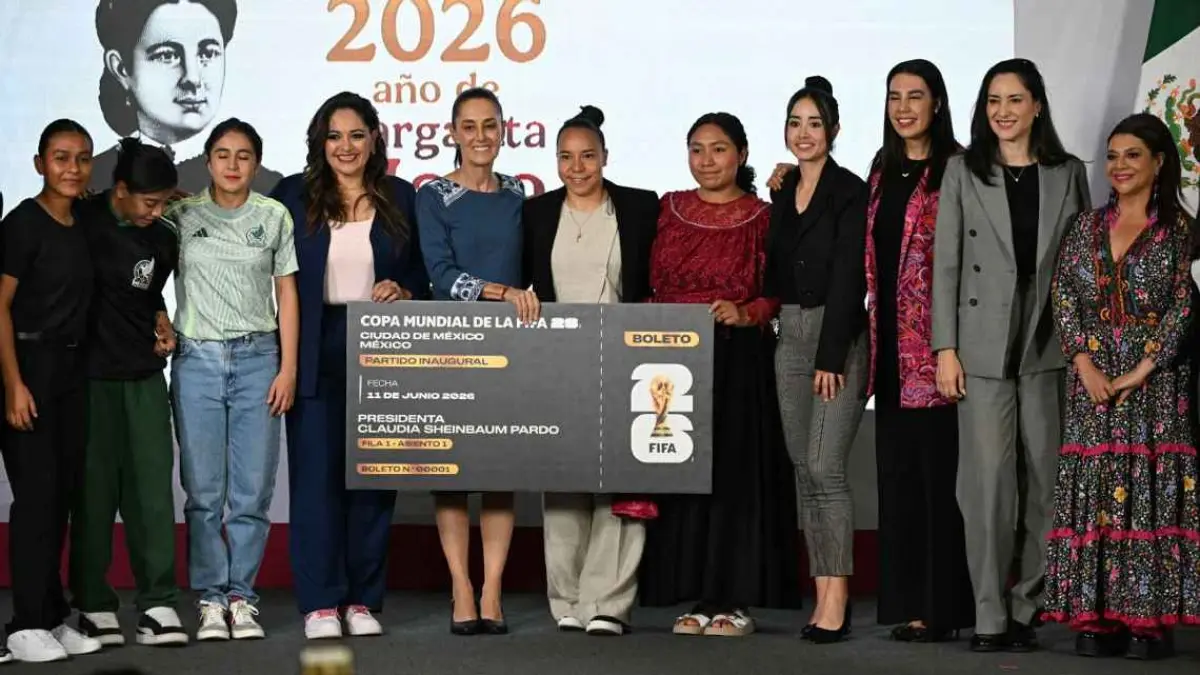 Presiden Meksiko, Claudia Sheinbaum berikan tiketnya untuk laga pembuka Piala Dunia 2026.