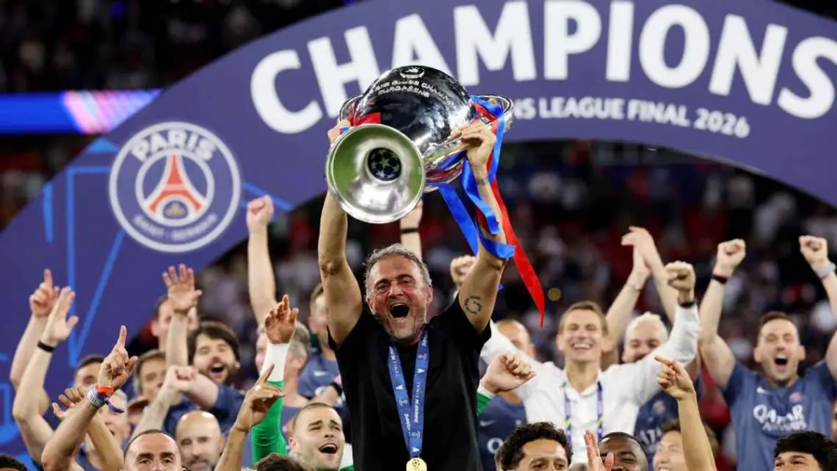 Luis Enrique membawa Paris Saint Germain menjuarai Liga Champions untuk kedua kalinya secara berturut-turut.