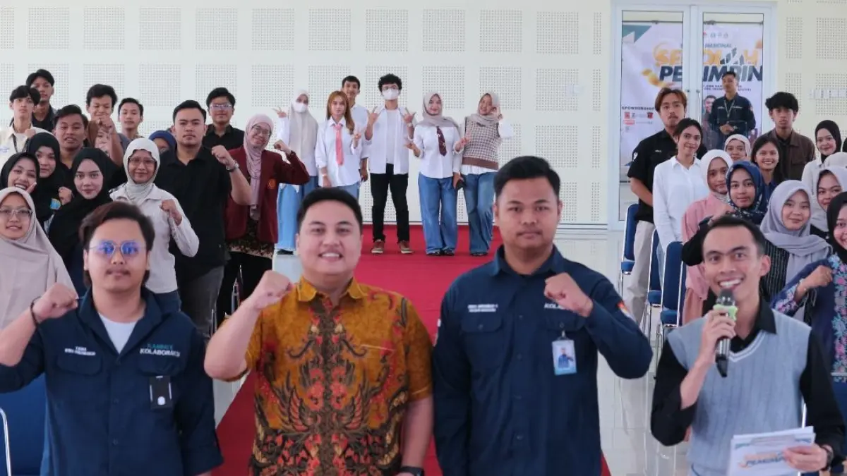 Seminar Nasional Sekolah Pemimpin 2026 yang diselenggarakan oleh BEM UNISRI Surakarta. 