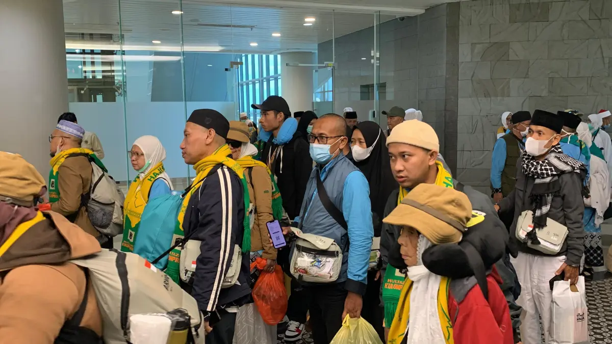 Jamaah Haji Kloter 1 YIA Mulai Tiba dengan Keluhan Radang Tenggorokan